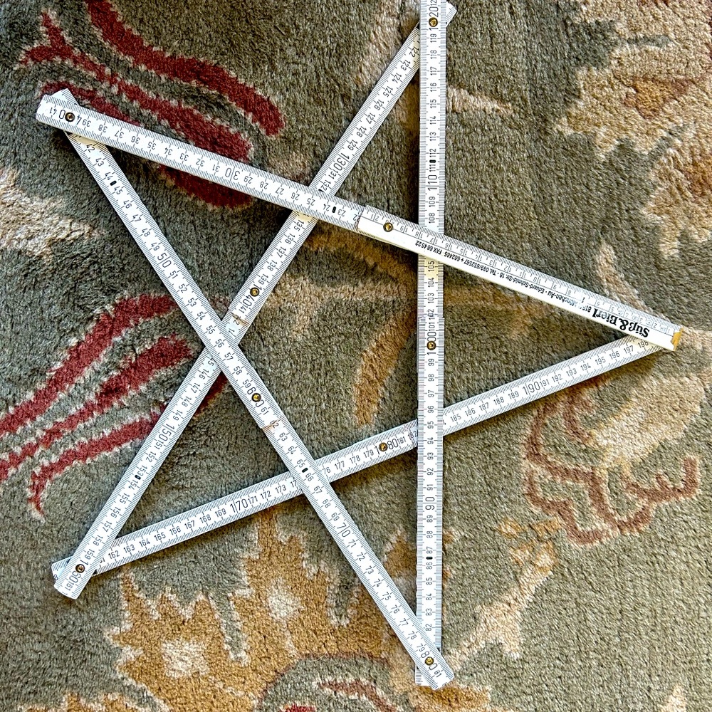 Vintage Foldable Yardstick Ruler